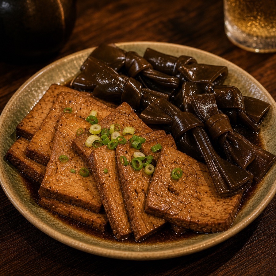 魯豆干與海帶